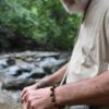 Coffee Bean Bracelet with Natural Wood - Image 3